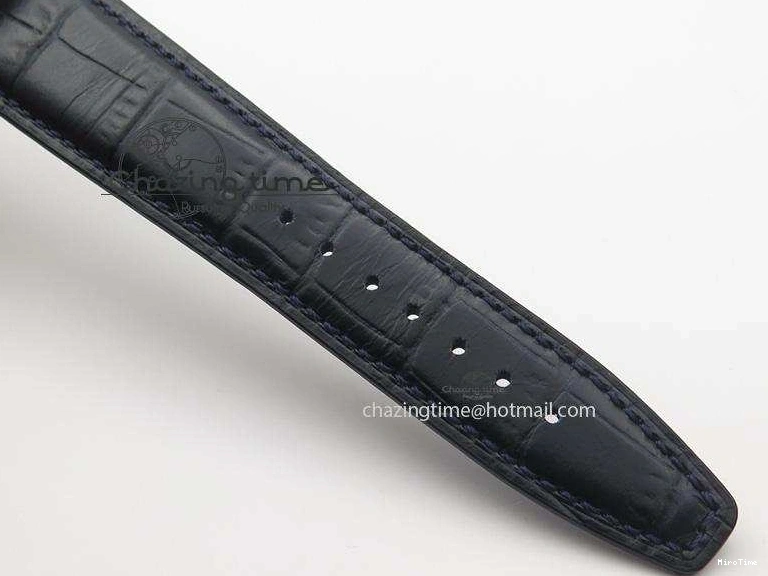 MIROTIME 0210 Thermal Ingeniuer St.Laurens SS Blue Dial MKF 1:1 V2 Best Edition On Black Leather Strap A 7353